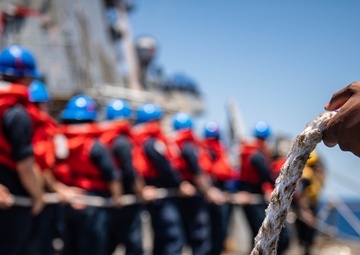 USS Laboon (DDG 58) Conducts a Fueling-at-Sea During COMPTUEX