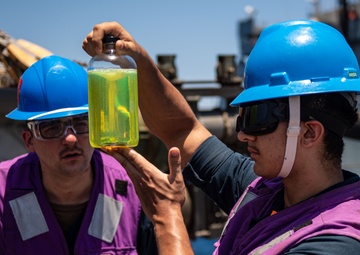 USS Laboon (DDG 58) Conducts a Fueling-at-Sea During COMPTUEX