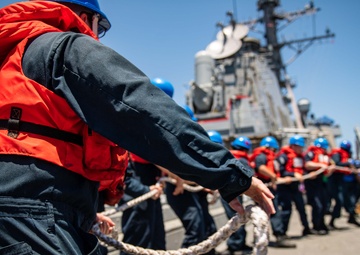 USS Laboon (DDG 58) Conducts a Fueling-at-Sea During COMPTUEX