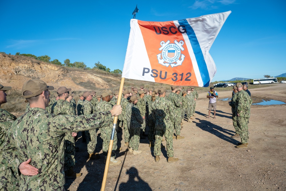 U.S. Coast Guard Port Security Unit 312 participates in local ceremony in Bowen, Australia