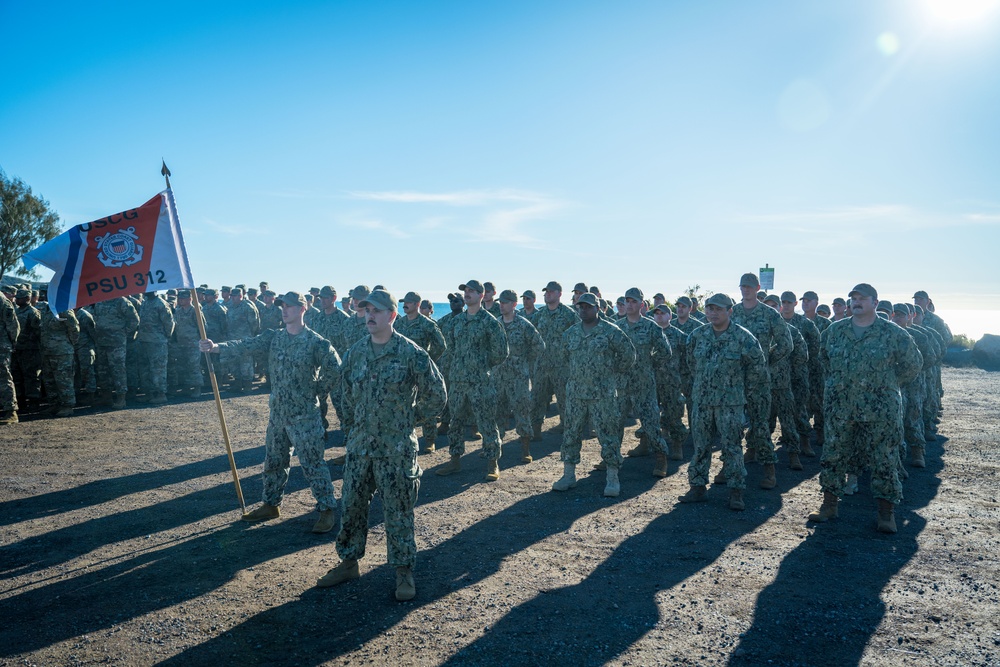 U.S. Coast Guard Port Security Unit 312 participates in local ceremony in Bowen, Australia