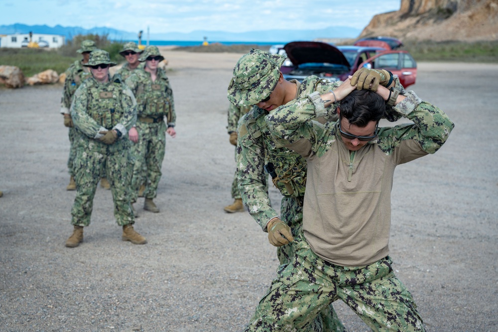 U.S. Coast Guard Port Security Unit 312 conducts security training in Australia