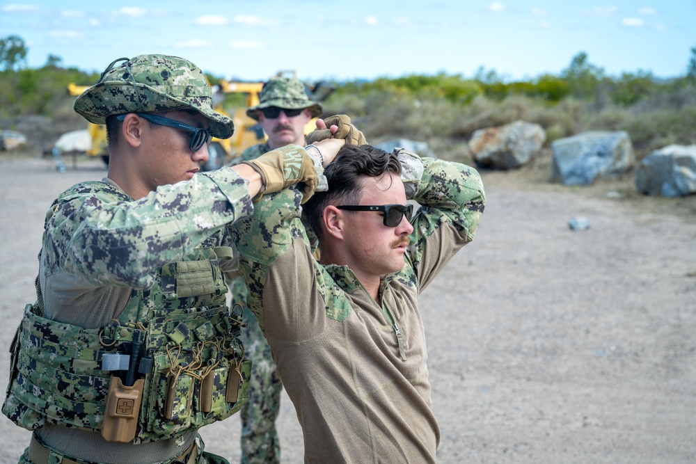 U.S. Coast Guard Port Security Unit 312 conducts security training in Australia