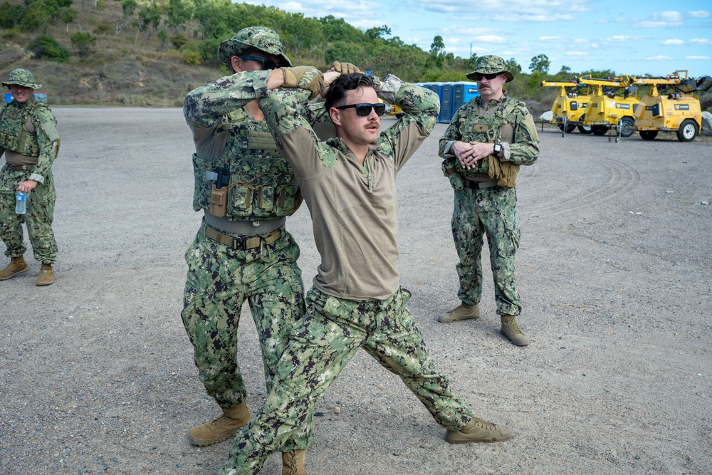 U.S. Coast Guard Port Security Unit 312 conducts security training in Australia