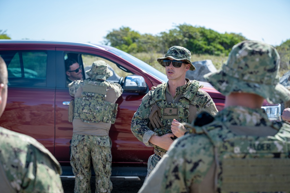 U.S. Coast Guard Port Security Unit 312 conducts security training in Australia