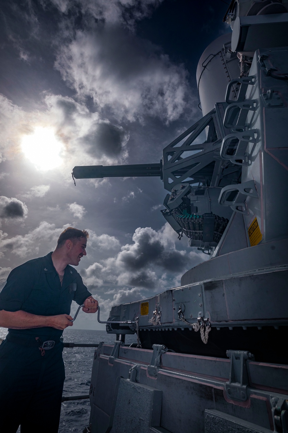 USS Philippine Sea (CG 58) Conducts Maintenance During COMPTUEX