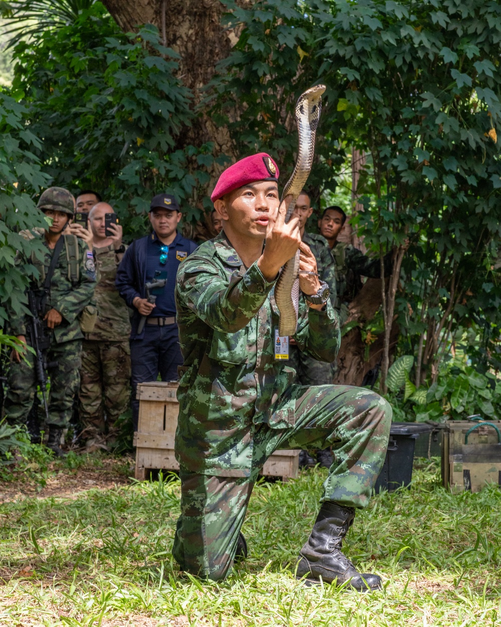 U.S. Army and Royal Thai Army conduct jungle training during Exercise Hanuman Guardian 2023