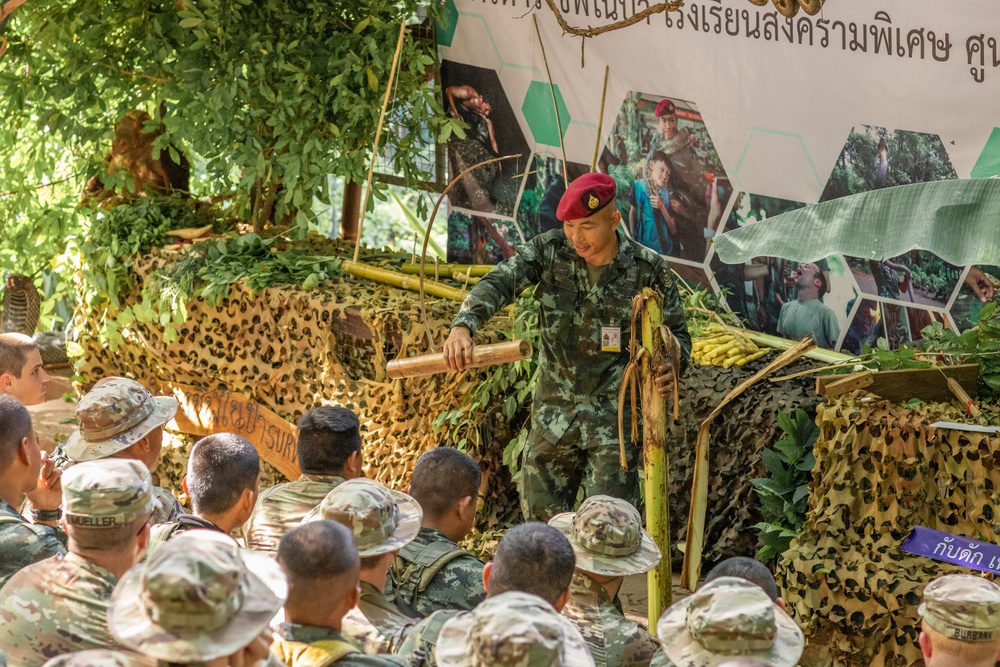 U.S. Army and Royal Thai Army conduct jungle training during Exercise Hanuman Guardian 2023