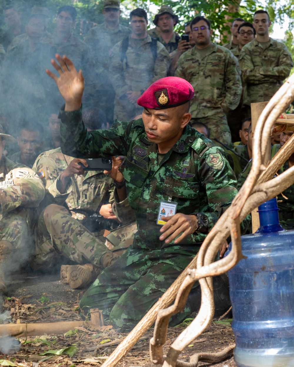 U.S. Army and Royal Thai Army conduct jungle training during Exercise Hanuman Guardian 2023