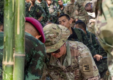 U.S. Army and Royal Thai Army conduct jungle training during Exercise Hanuman Guardian 2023