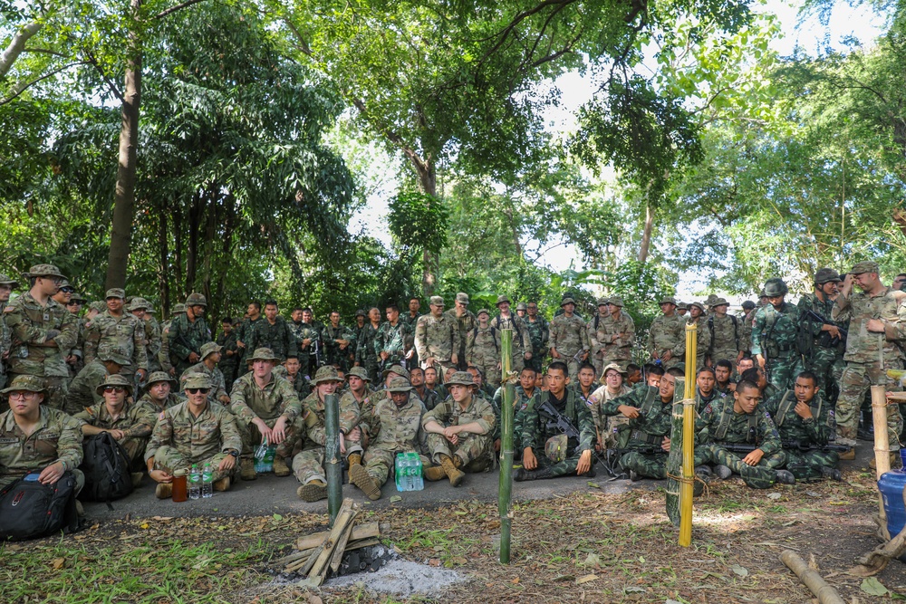 U.S. Army and Royal Thai Army conduct jungle training during Exercise Hanuman Guardian 2023