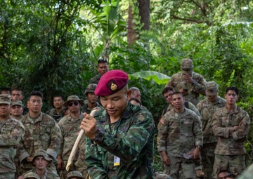 U.S. Army and Royal Thai Army conduct jungle training during Exercise Hanuman Guardian 2023