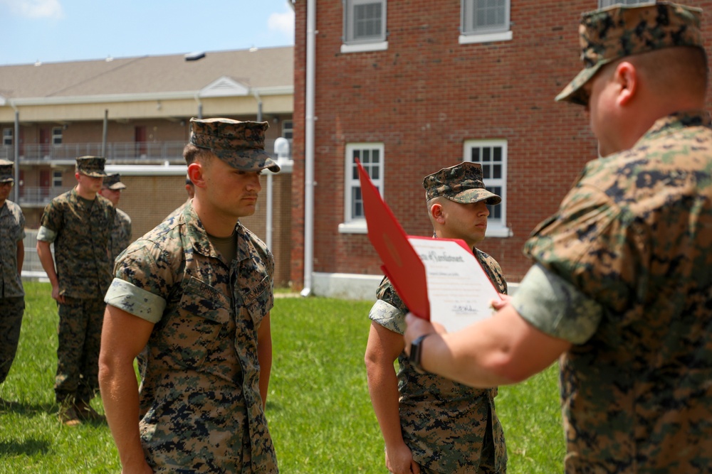 24th MEU Re-enlistment ceremony