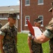 24th MEU Re-enlistment ceremony