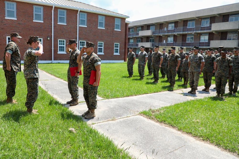 24th MEU Re-enlistment ceremony