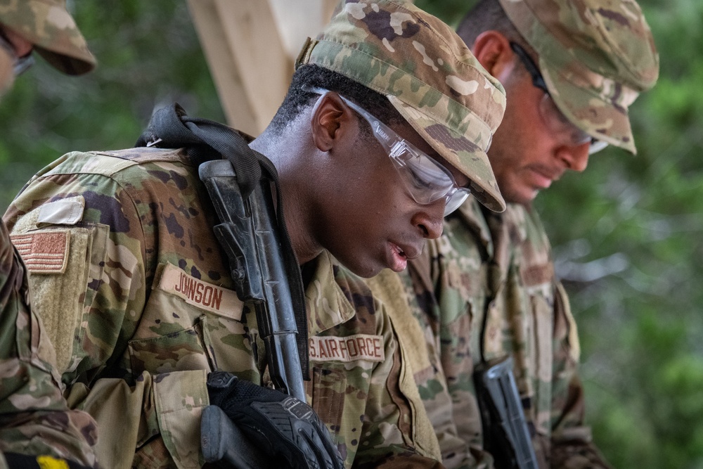 Future Defenders practice tactical skills