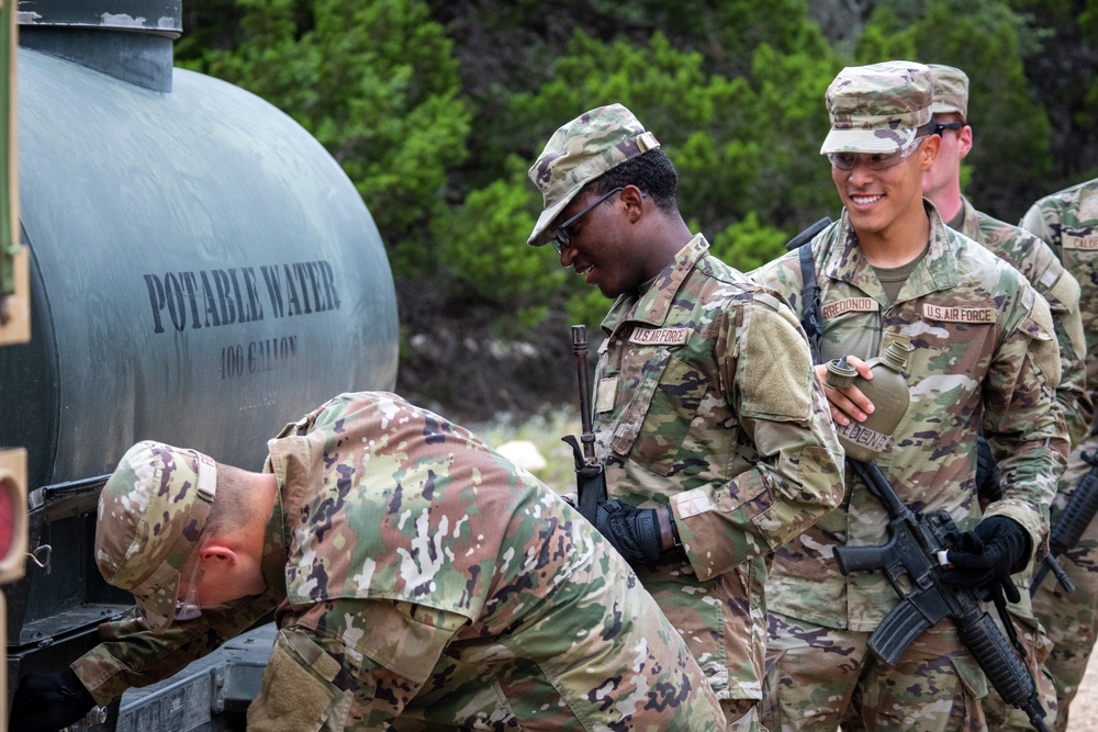 Future Defenders practice tactical skills