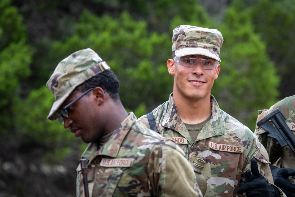 Future Defenders practice tactical skills