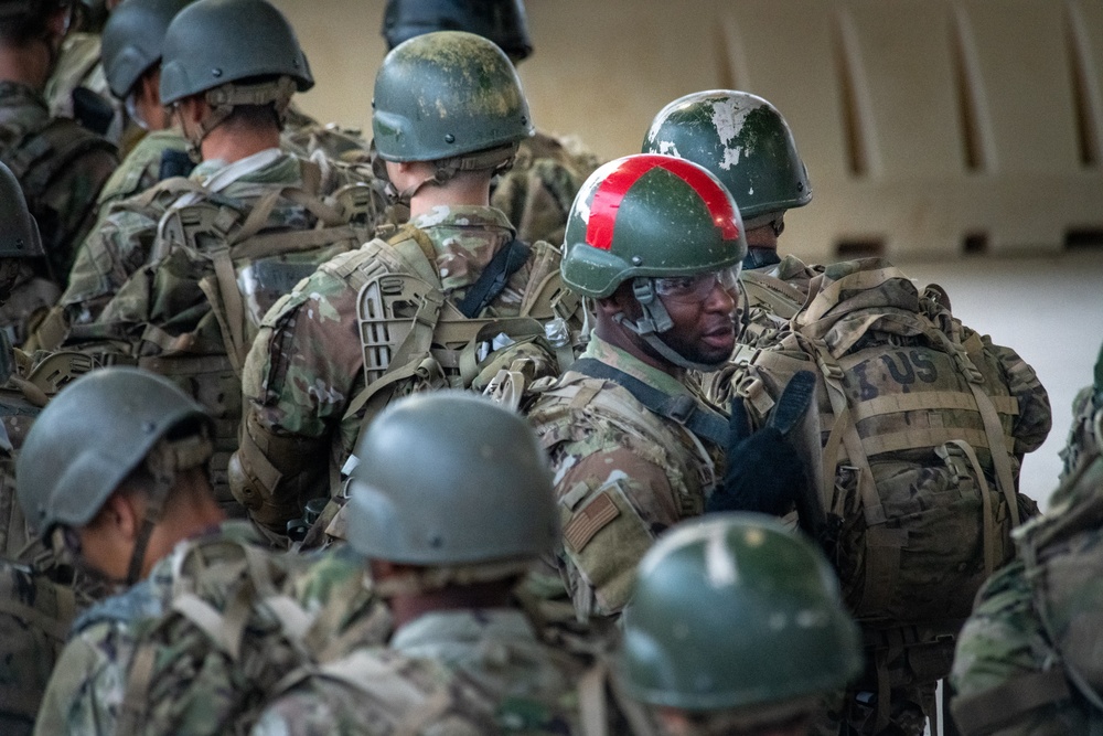 Future Defenders practice tactical skills
