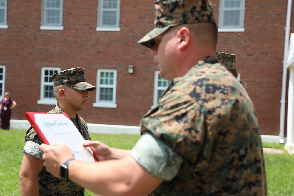 24th MEU Re-enlistment ceremony