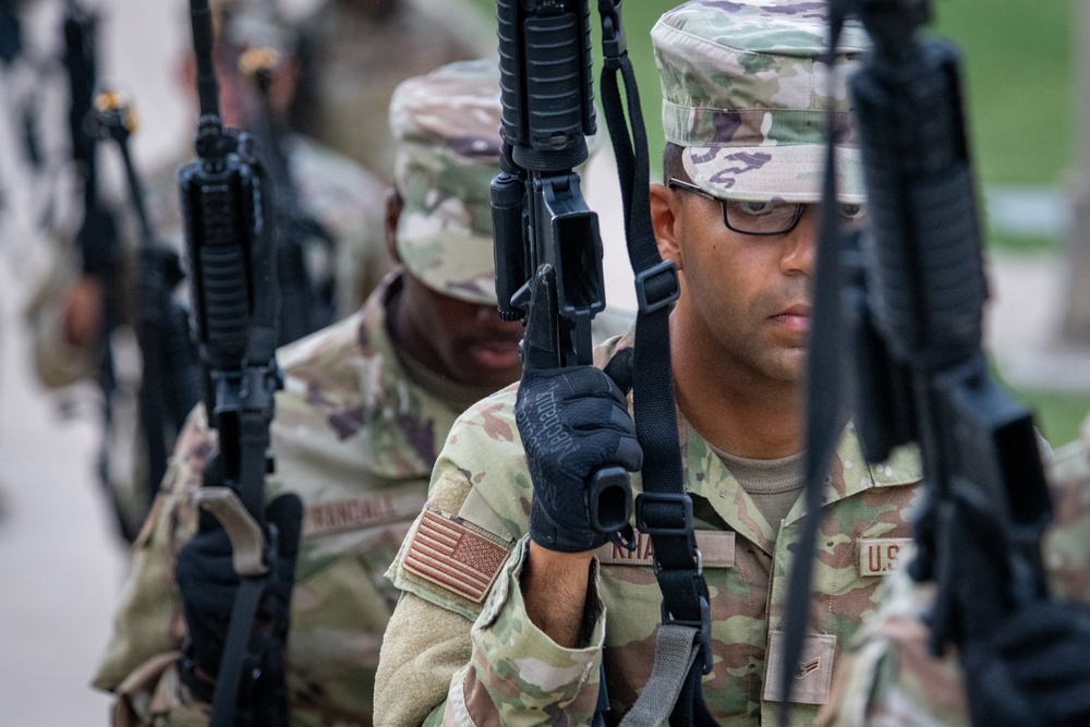 Future Defenders practice tactical skills