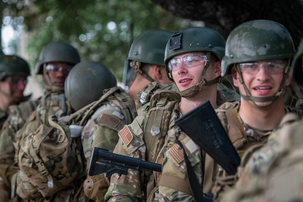 Future Defenders practice tactical skills