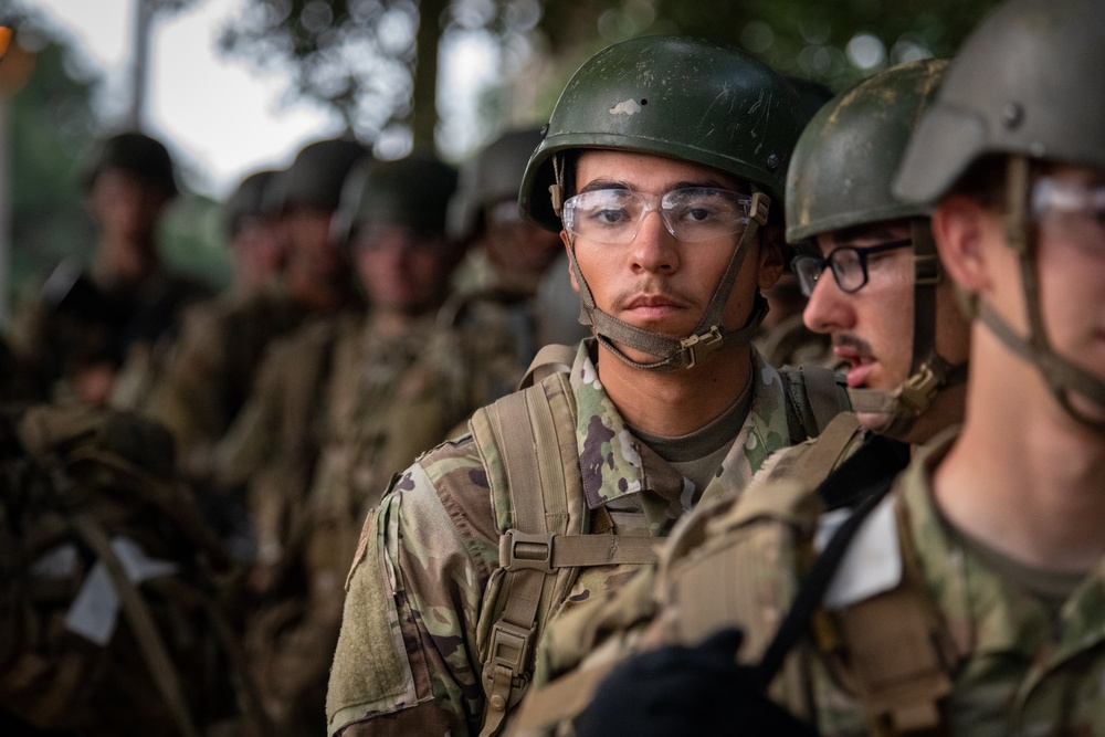 Future Defenders practice tactical skills