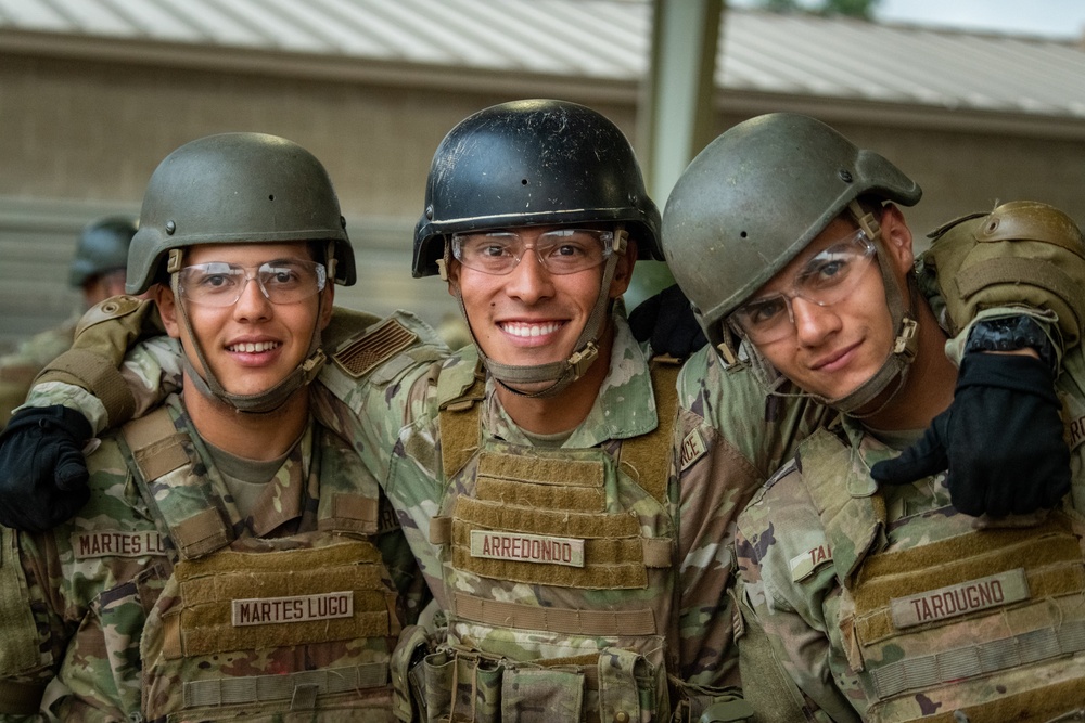Future Defenders practice tactical skills