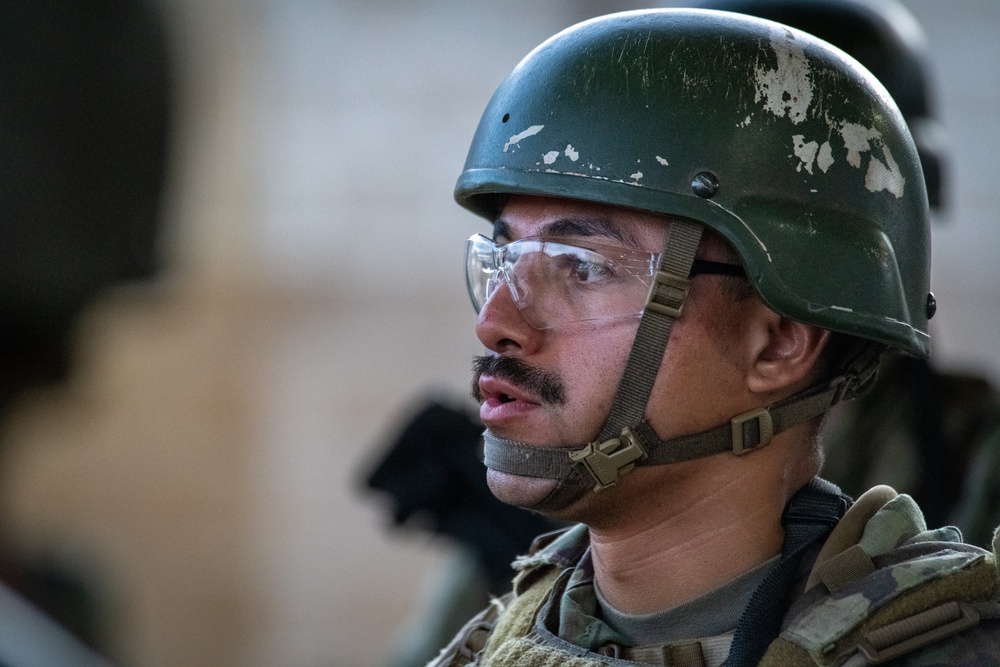 Future Defenders practice tactical skills