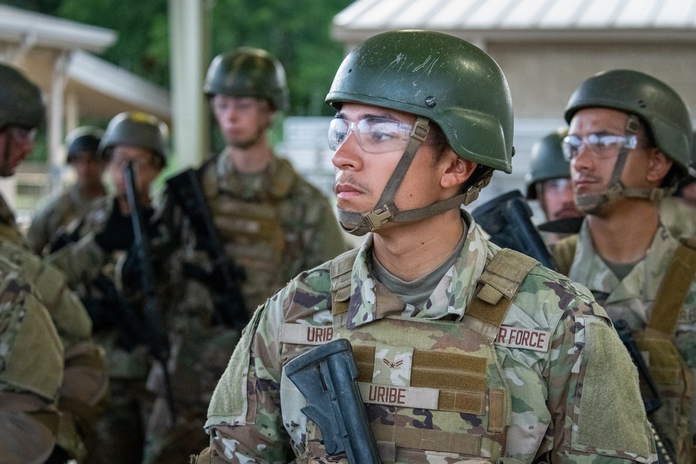 Future Defenders practice tactical skills