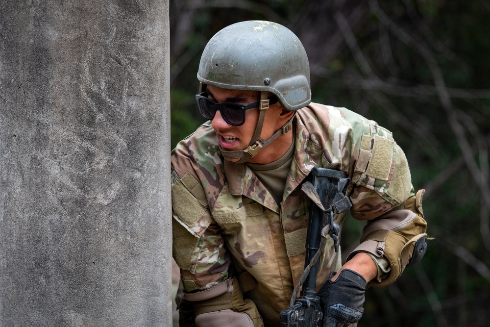 Future Defenders practice tactical skills