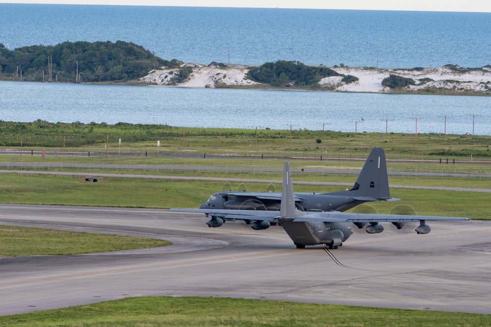 AFSOC MC-130J’s train formation flight