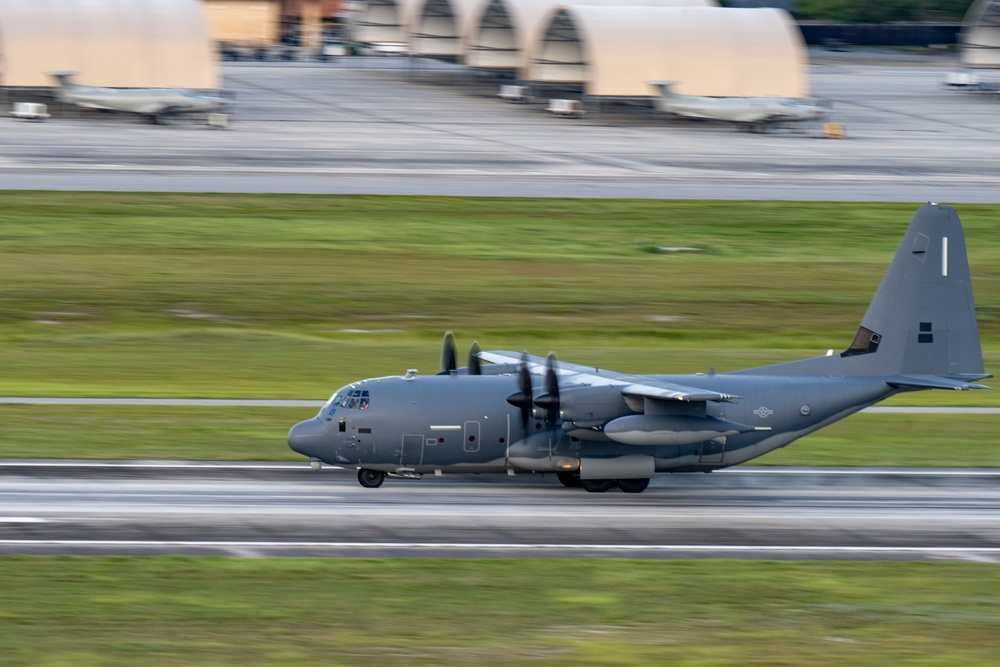 AFSOC MC-130J’s train formation flight