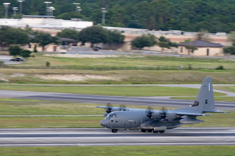 AFSOC MC-130J’s train formation flight