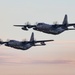 AFSOC MC-130J’s train formation flight