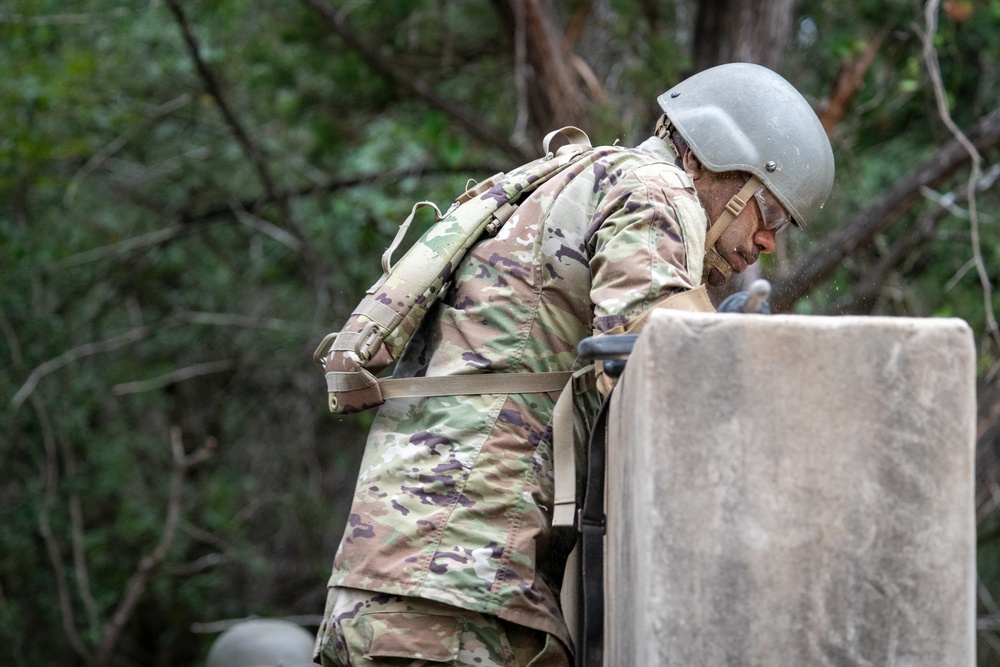 Future Defenders practice tactical skills