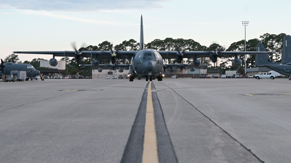 AFSOC MC-130J’s train formation flight