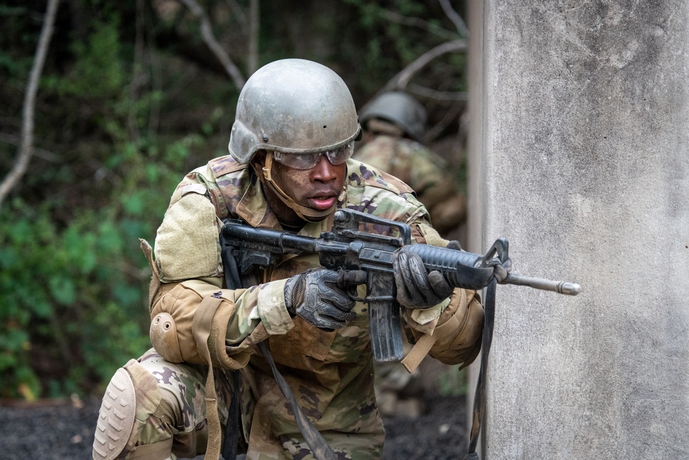 Future Defenders practice tactical skills