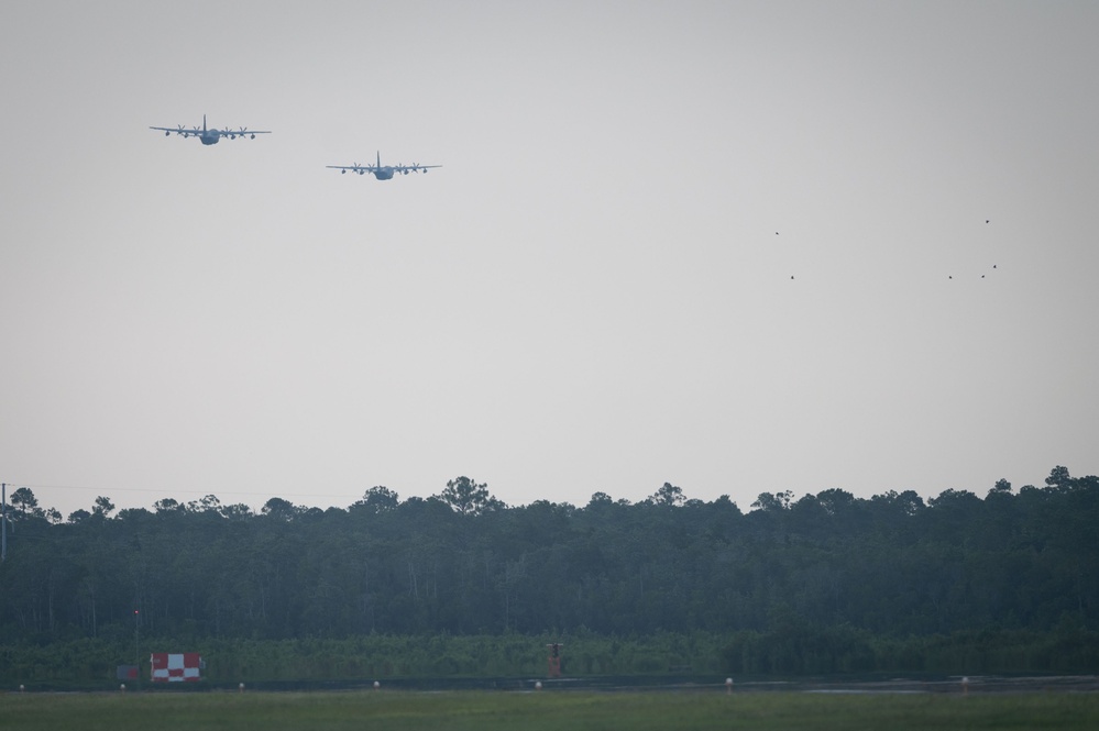 AFSOC MC-130J’s train formation flight