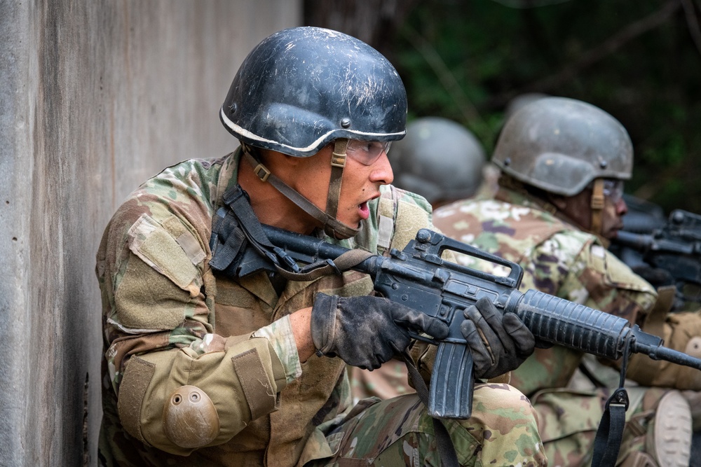 Future Defenders practice tactical skills