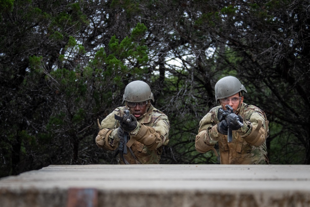 Future Defenders practice tactical skills