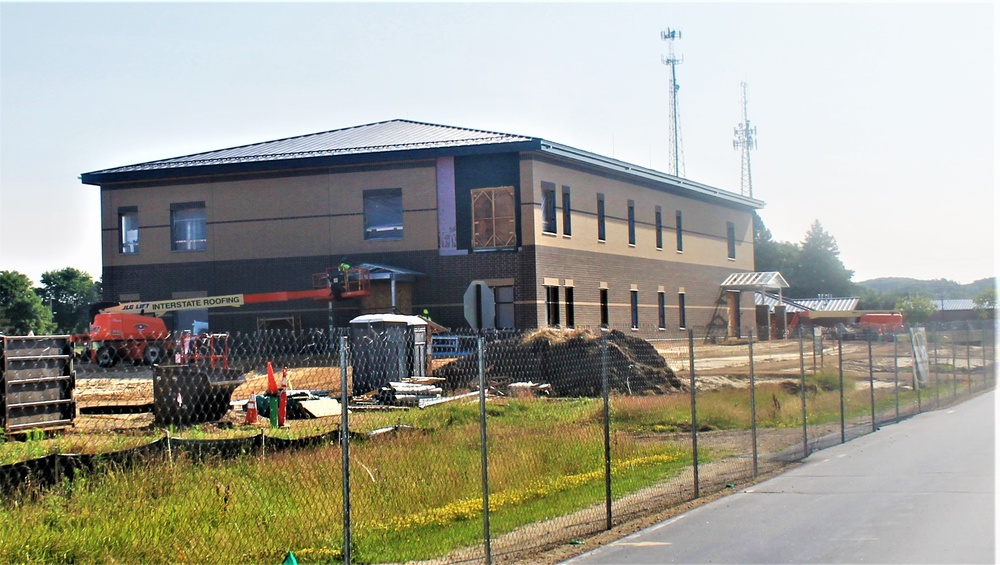 July 2023 construction operations of $11.96 million transient training brigade headquarters at Fort McCoy