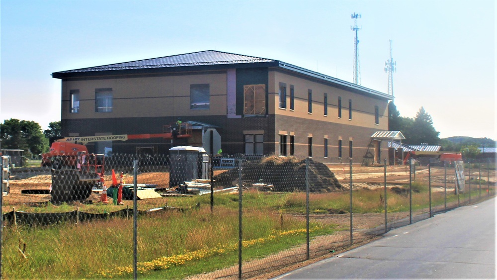 July 2023 construction operations of $11.96 million transient training brigade headquarters at Fort McCoy
