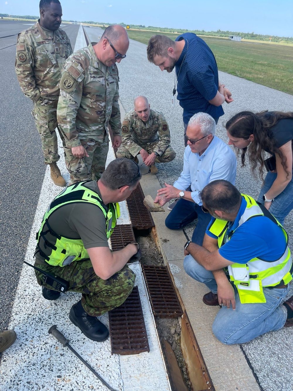 Maryland Airmen, USAFE work with partners to improve Estonian air base