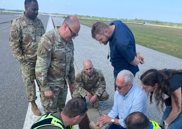 Maryland Airmen, USAFE work with partners to improve Estonian air base