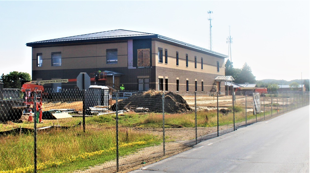 July 2023 construction operations of $11.96 million transient training brigade headquarters at Fort McCoy