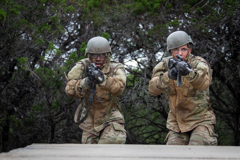 Future Defenders practice tactical skills