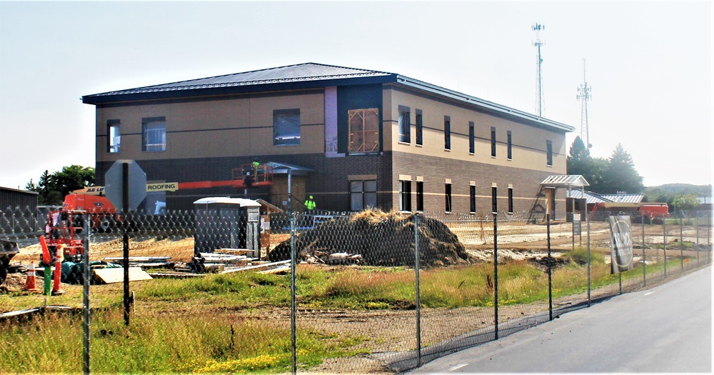 July 2023 construction operations of $11.96 million transient training brigade headquarters at Fort McCoy