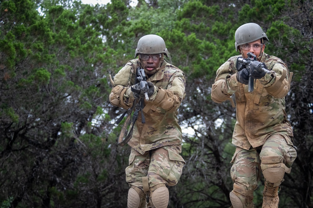 Future Defenders practice tactical skills