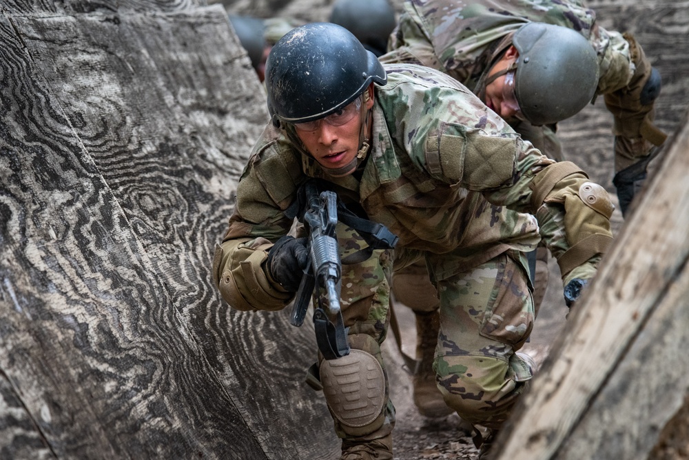 Future Defenders practice tactical skills